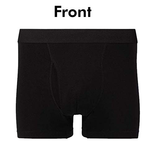This Ass Belongs to Your name,Bachelor Gift Honeymoon Outfit Boxers Gift For Husband Men's Underwear Black3