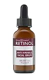 Retinol Anti-Wrinkle Facial Serum – Vitamin A Concentrate Improves Skin’s Elasticity & Tone and Mini