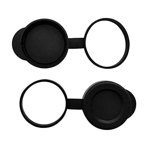 32mm Binocular/Monocular Objective Lens Caps Internal Diameter 42.6-43.6mm Rubber Cover Set Black (42.1-43.1LC)