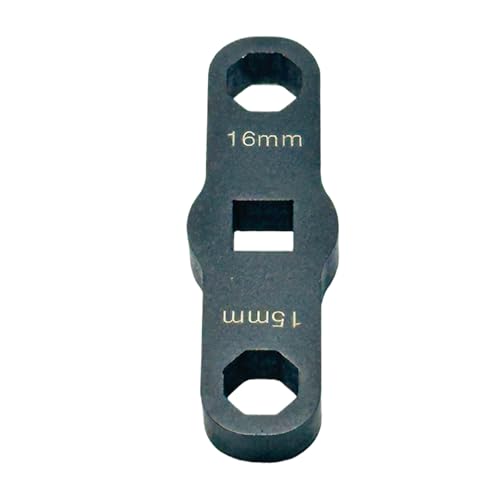 Jingyash Clé Octogonale | Outil de Déconnexion à Double Extrémité Octogonale avec Carré d'Entraînement 12.7 mm | Outils pour Bouchon de Fourche de Moto,Pour Installation de Joint, Réparation Auto,