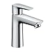 Produktbild hansgrohe Waschtischarmatur Talis E, Wasserhahn Bad mit Auslauf Höhe 110 mm, mit Zugstange, Badarmatur wassersparend, Chrom