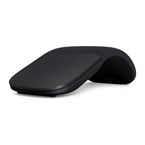 Microsoft Arc Mouse - Black. Sleek,Ergonomic design, Ultra slim and lightweight, Bluetooth Mouse for PC/Laptop,Desktop works with Windows/Mac computers Cover