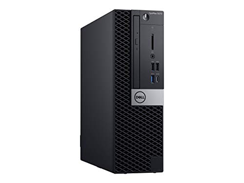 Dell Optiplex 5070 SFF Ordinateur de Bureau, Intel Core i5-9500T, 16 Go de RAM, 512 Go SSD, WiFi, Bluetooth, Clavier QWERTY américain, Windows 11 Pro (Reconditionné)