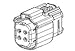 MOLEX - 19418-0005 - Automotive Conn HOUSING, RCPT, 4POS