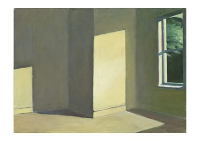 Edward Hopper Soleil dans une pièce vide - Grand poster mat encadré déco murale