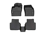 WeatherTech Custom Fit FloorLiners for VW Arteon - 1st & 2nd Row (441309-1-2), Black