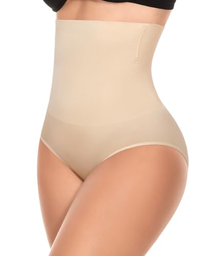 Image of Werena Tummy Control Shapewear for Women High Waisted Body Shaper Panties Slimming Girdle Shaping Briefs