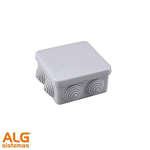Evila - Caja empalme estanca cuadrado/a 80x80x40 ip54 gris