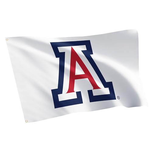 Bandera UA Wildcats de 3x5 pies en poliéster para animar a University of Arizona al aire libre