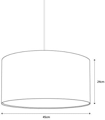 Village At Home Frankie Pendant Shade, Grey/Silver