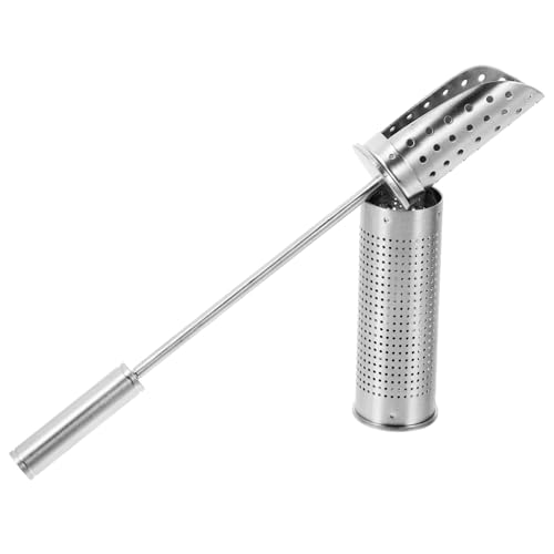 BESTYASH Edelstahl Teefilter Tee Sieb mit Feinem Netz Tragbarer Loser Tee Steeper Kompakter Teestab Liebhaber und Freunde