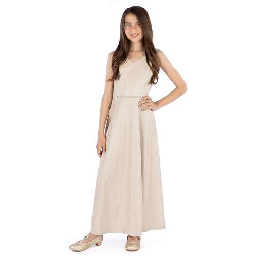 Speechless Girls' Full Length Pleaded Party Dress