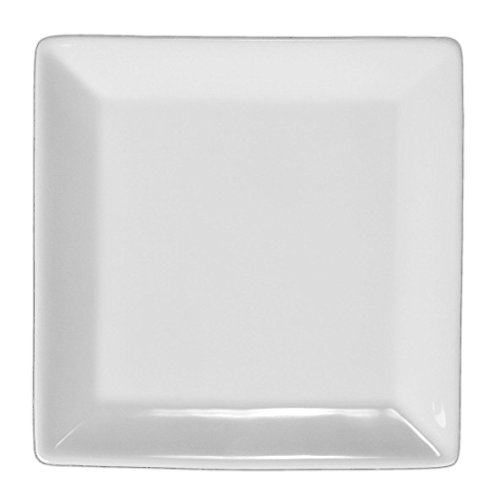 Holst Porzellan YK 2079 Porzellan Quaderteller flach 16 cm YoYo Kanton, weiß, 16 x 16 x 1.5 cm, 2 Stück
