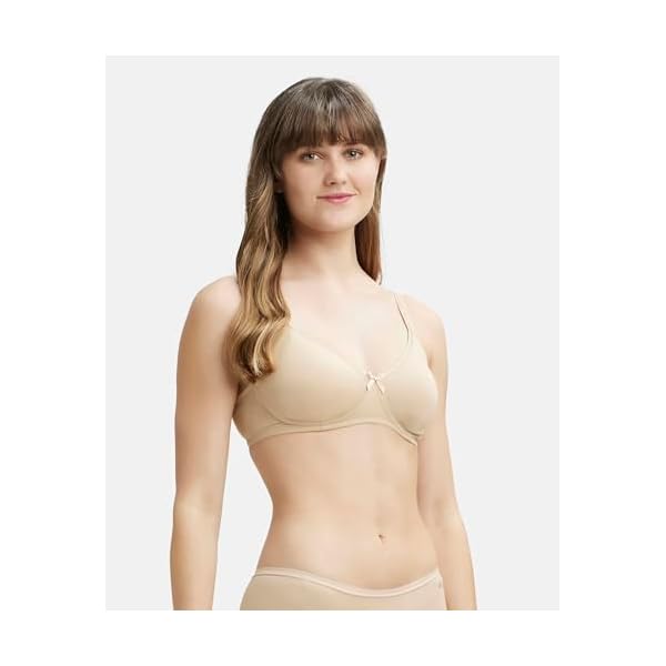 jockey 1722 women wirefree non padded super combed cotton everyday bra
