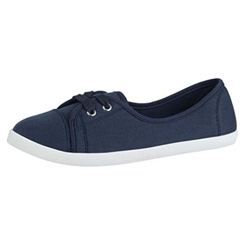 Ballerines Elara Chunkyrayan Navy Cover