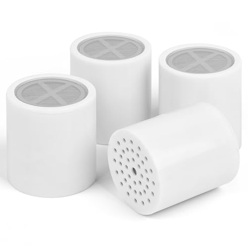 Monkami Shower Filter Replacement Cartridge Use Real Filtration Media -High Output Universal Shower...