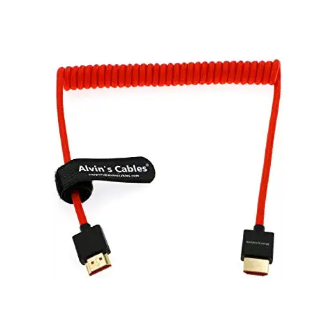 Cable HDMI Alvin's Cables 8K 2.1 en Espiral Trenzado Cover
