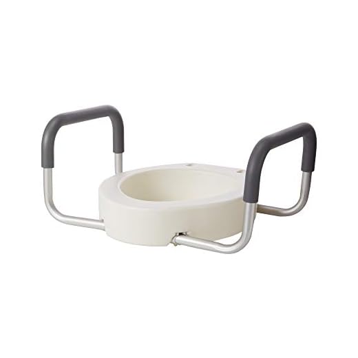 Drive Medical Premium Seat Riser with Removable Arms, Elongated Seat