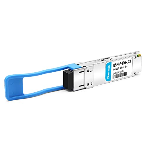 Image of 40G QSFP+ LM4 for DELL Force10 407-BBRC,40GBASE-LM4 QSFP+ 1310nm 4 CWDM 1310nm 2km /150m SMF /MMF LC DDM Optical Transceiver Module