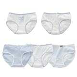 duxyoz Multipack Slips Mädchen Slips Weiche Komfort Baumwolle Unterwäsche Kinder Sortierte Höschen Atmungsaktiv Elastische Unterhosen für Mädchen 5 Stück mit 5 12-17 Jahren, 07, mehrfarbig, 16-17