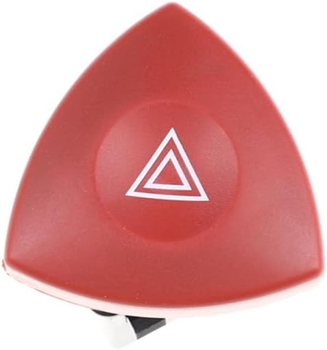93856337 Hazard Warning Switch Red Button Compatible with Opel Vivaro Compatible with Peugeot Compatible with Renault Laguna