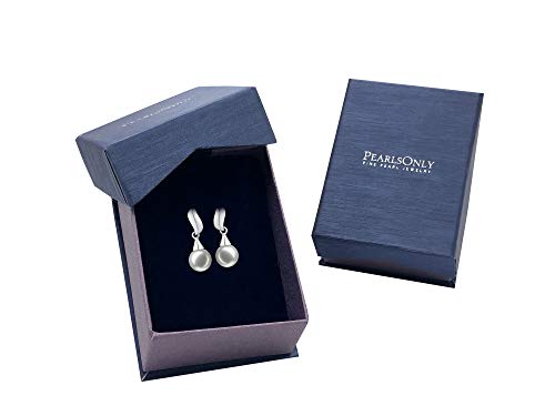 Edith White 7-8Mm Aa Quality Japanese Akoya 925 Sterling Silver Cultured Pearl Earring Pair For Women #TOP4