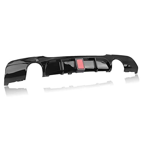 Diffuseur arrière double échappement avec spoiler LED pour Série 3 E90 E91 - 6