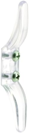 Prime-Line S 4623 Drapery/Blind Cord Safety Cleat, Clear,(Pack of 4) image 2