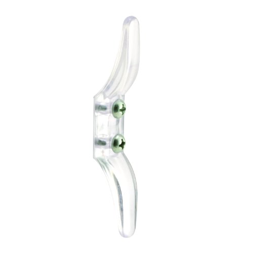 Prime-Line S 4623 Drapery/Blind Cord Safety Cleat, Clear,(Pack of 4)