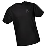 Star Trek Into Darkness Command Emblem Adult T-shirt - Black (X-Large)