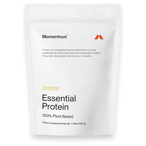 Momentous Essential Vegan Protein Powder - 20g Plant Based Protein - NSF Certified, Gluten-Free, Non-GMO, 20 Servings for Essential Everyday Use, Vanilla Chai Cover