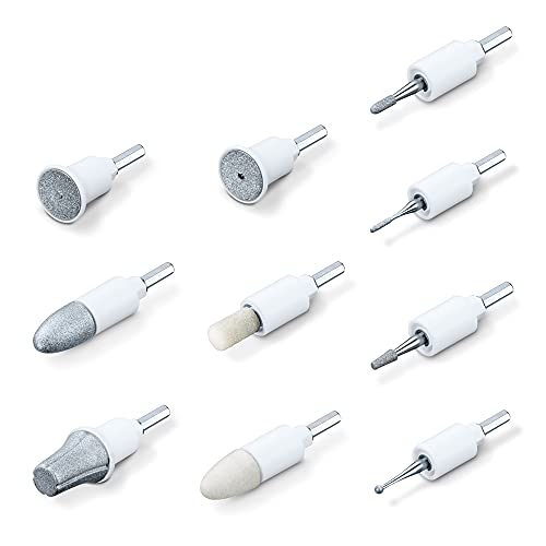 Kit Beurer MP 64 embouts saphir et feutre pour soin des ongles précis