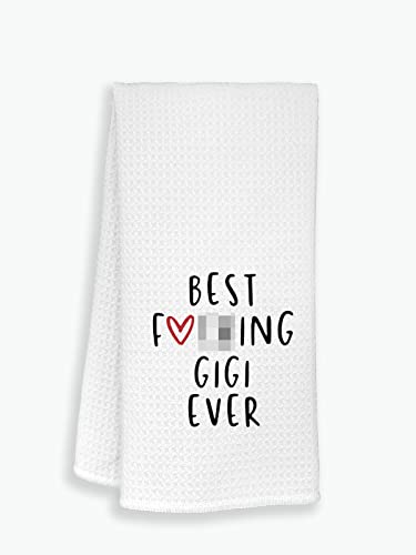 Best Gigi Ever Kitchen Towels And Dishcloths,Best Grandma Dish Towels Tea Towels Hand Towels For Kitchen Bathroom,Grandma Gigi Mother's Day Birthday Gifts From Granddaughter Grandson Grandkids (417) #TOP21