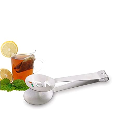 Teebeutelpresse Mini Zange – Teesieb Herba Tee Infuser – Edelstahl – schnell & einfach – perfekter Tee jederzeit.