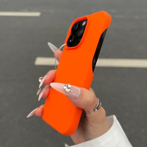 Coque iPhone 12 Pro Max orange silicone liquide pour le quotidien