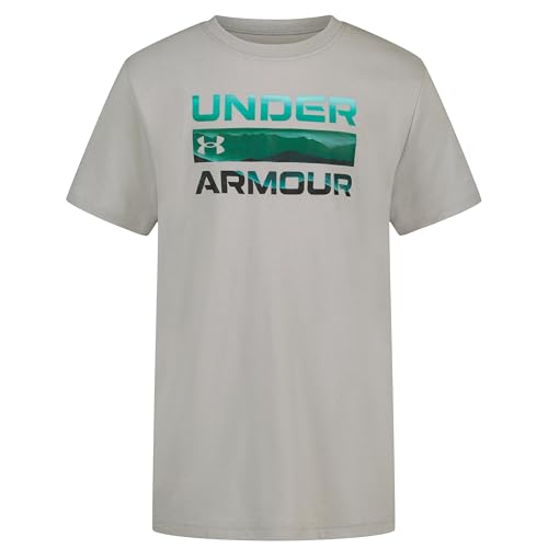 Image of Under Armour Boys' Short Sleeve Graphic T-Shirt, Soft & Comfortable, Outdoor Collection