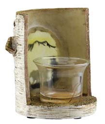 Country Axentz Birch Moose Votive Candle Holder, Rustic Collectible Lodge Decor #TOP1
