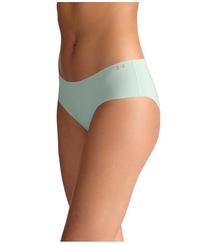 Image of Under Armour Women's 3-pack Pure Stretch No Show Hipster Underwear, All-day Comfort & Ultra-soft Fit