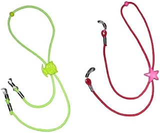 BARBUDDY Kids Glasses Strap Boys Girls Sunglasses Lanyard Eyeglasses Holder Chain Elastic Neck Strap Red And Green (Pack O... Price In India