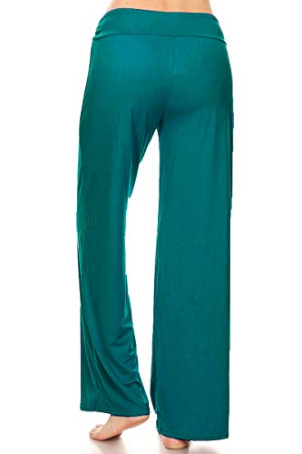Image of Leggings Depot Women's Wide Leg Drawstring Pajama Pants for Lounge, Sleep