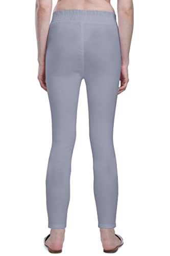 Image of Plus Size Slub Lycra Trouser Cigarette(Pencil) Pants Sizes(26 to 44)