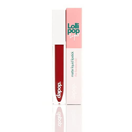 Dapop - Tinte Labial Líquido - Envy - Color Rojo Intenso - Pintalabios Permanente de Larga Duración - Maquillaje para Mujer - Fórmula Hiperpigmentada - Peso 5,5 g