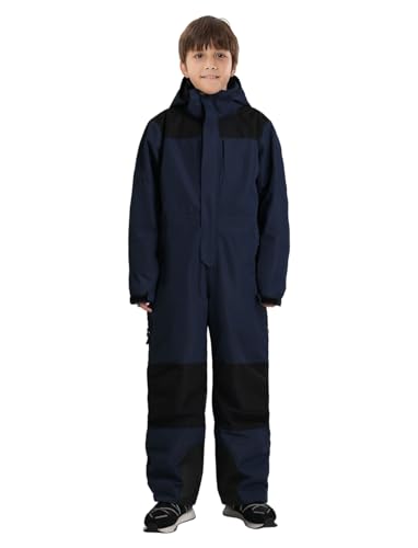 Image of GSOU SNOW Kids Snow Suit One Piece Ski Suit Boys Girls Snowboard Jumpsuits Waterproof Youth Snowsuit Outfit