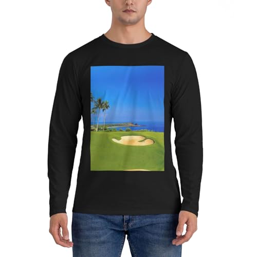 Chemise homme imprimé golf EdWal classique à manches longues
