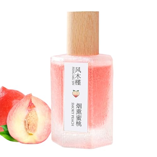 Spray aromático para mujer, perfume de melocotón para mujer, spray fresco y afrutado de larga duración para la piel, tela de cabello, viajes, coche, baño de hombres