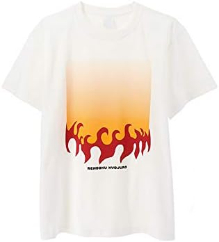 Amazon Co Jp 鬼滅の刃 デザインtシャツ 煉獄杏寿郎 服 ファッション小物