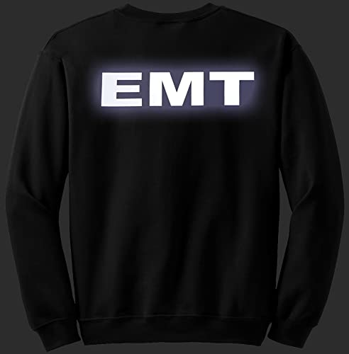 Smart People Clothing EMT Sweatshirt with Reflective Logo, Emergency Medical, First Responder4