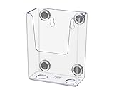 Marketing Holders Magnetic Vertical Business Card Pocket 3.5 Inch Wide Clear Acrylic Sticker Index Cards or Brochure Holders Retail Shops Insurance Office or Realtor