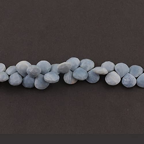 Opale de Boulder perles facettées cœur, le cadeau d'amour