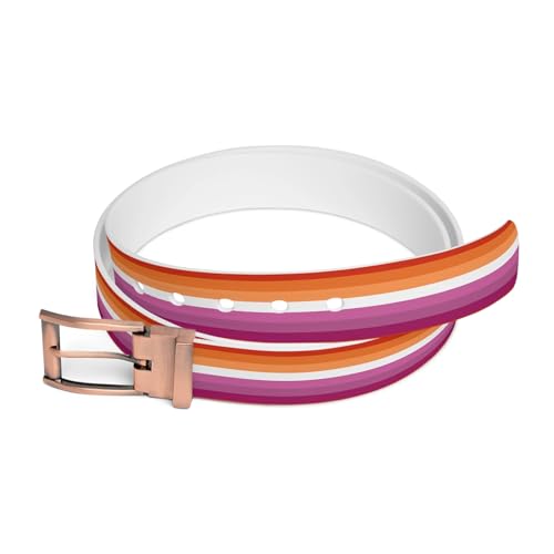 Lesbian Pride Flag Belt